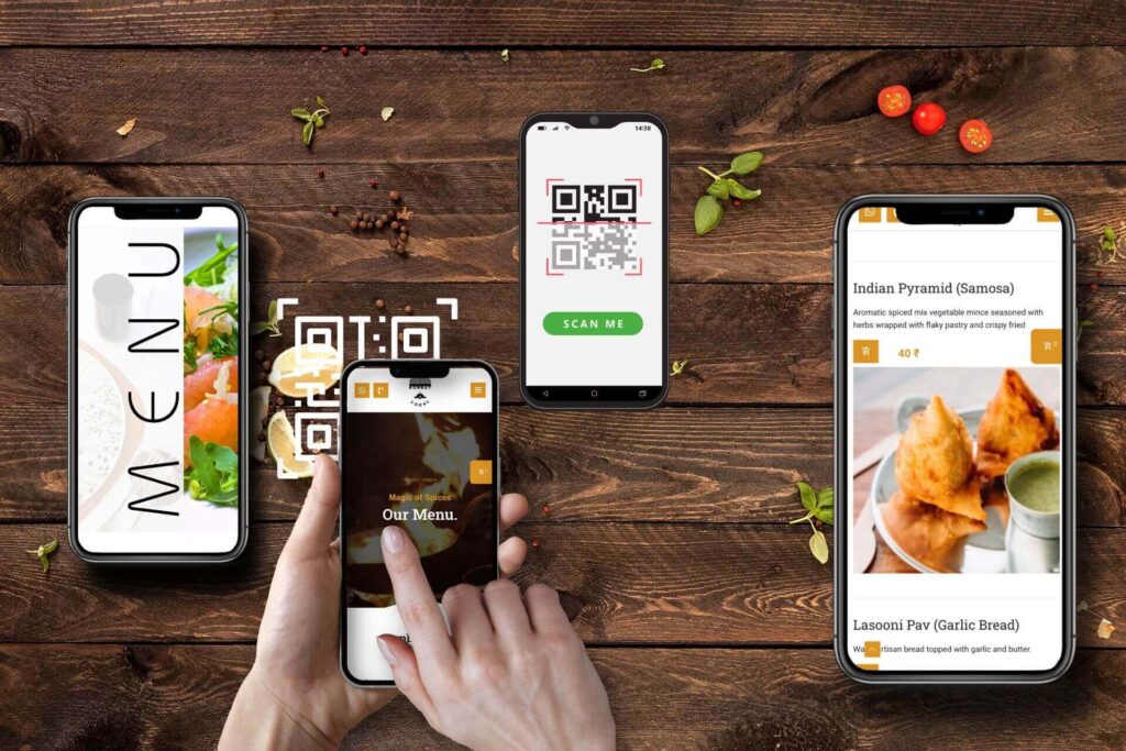 What are the advantages of using digital menu and ordering system for Hotels & Restaurants?
